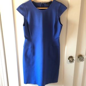 Jcrew work dress in royal blue